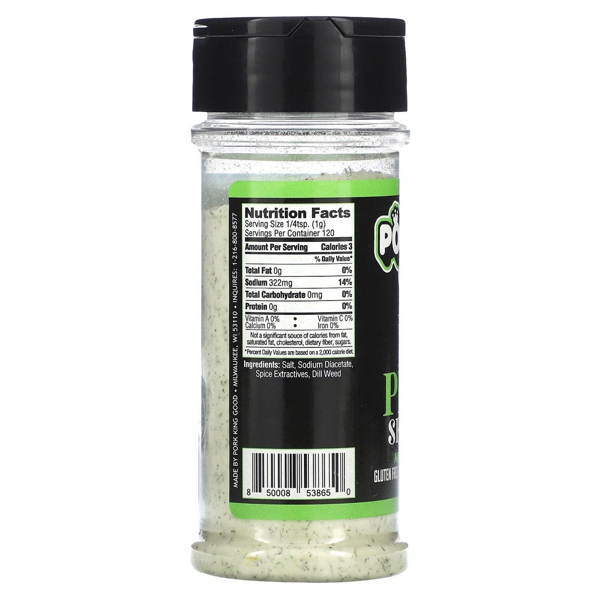 Pork King Good, Himalayan Pink Salt & Vinegar Seasoning , 4.5 oz (127.5 g) - Supply Center USA