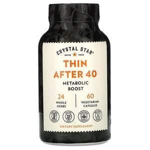 Crystal Star, Thin After 40, 60 Vegetarian Capsules - Supply Center USA