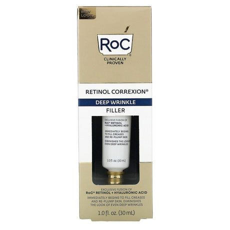 RoC, Retinol Correxion, Deep Wrinkle Filler, 1 fl oz (30 ml) - Supply Center USA