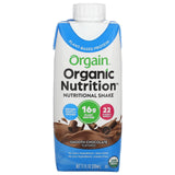 Orgain, Organic Nutrition, Nutritional Shake, Smooth Chocolate, 4 Pack, 11 fl oz (330 ml) Each - Supply Center USA