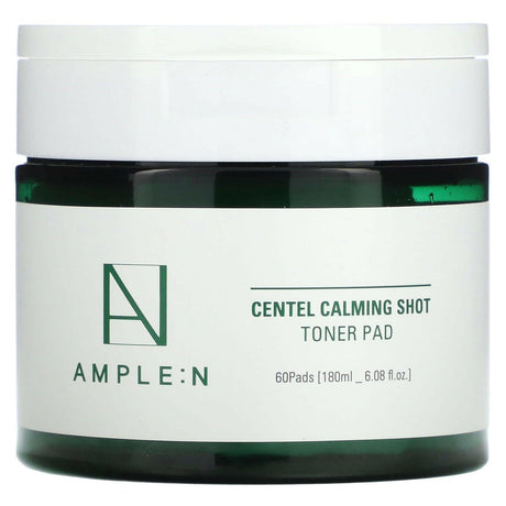 AMPLE:N, Centel Calming Shot, Toner Pad, 60 Pads, 6.08 fl oz (180 ml) - Supply Center USA