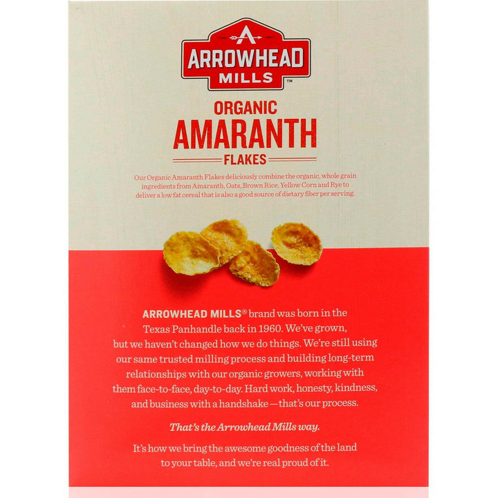 Arrowhead Mills, Organic Amaranth Flakes, 12 oz (340 g) - HealthCentralUSA