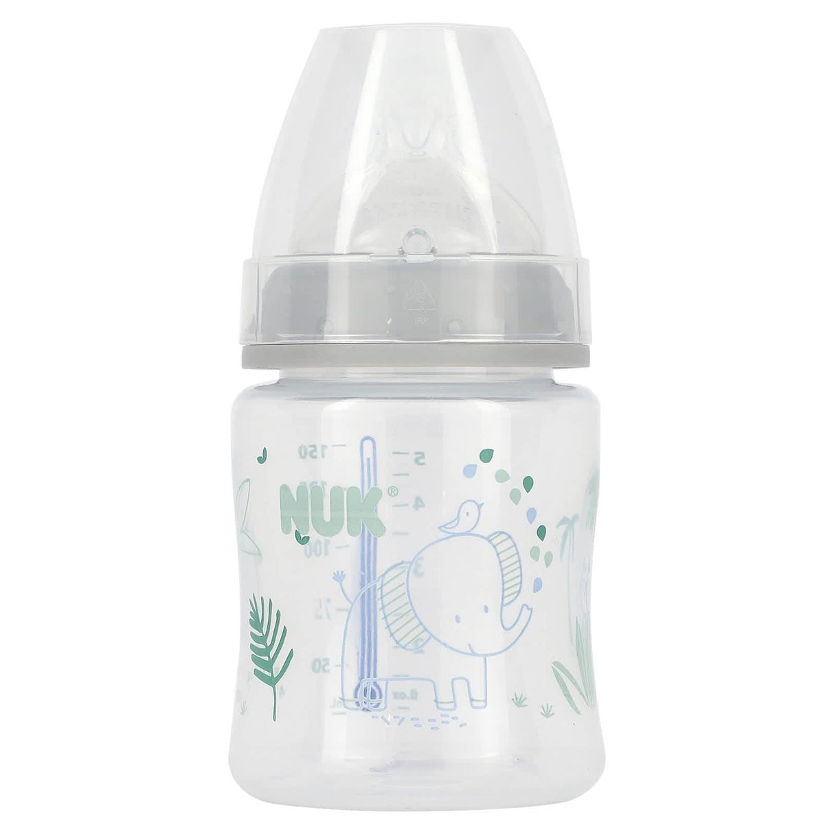 NUK, Smooth Flow, Anti-Colic Bottle, 0+ Months, 3 Bottles, 5 oz (150 ml) Each - Supply Center USA