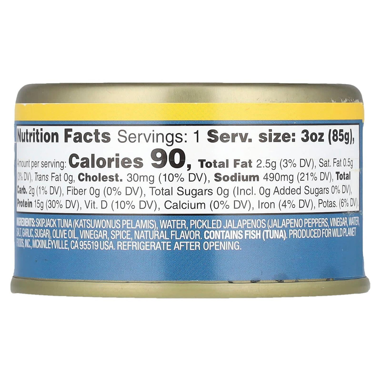 Wild Planet, SkipJack Wild Tuna with Jalapeno & Cumin, 3 oz (85 g) - Supply Center USA