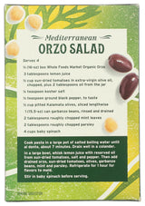 Whole Foods Market, Organic Orzo, 16 Ounce