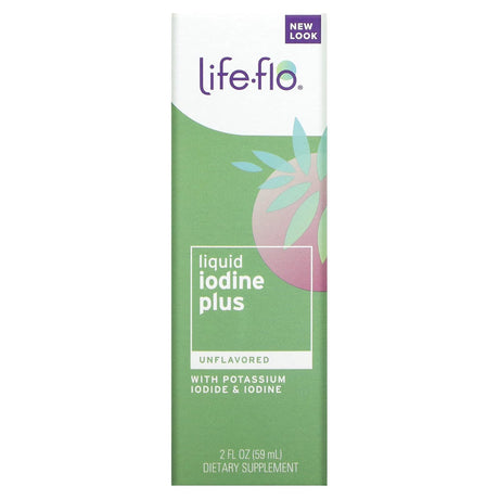 Life-flo, Liquid Iodine Plus, Natural Orange, 2 fl oz (59 ml) - Supply Center USA