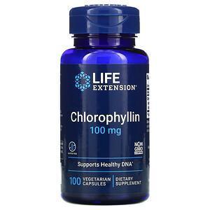 Life Extension, Chlorophyllin, 100 mg, 100 Vegetarian Capsules - Supply Center USA