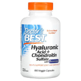 Doctor's Best, Hyaluronic Acid + Chondroitin Sulfate with BioCell Collagen, 180 Veggie Capsules - Supply Center USA