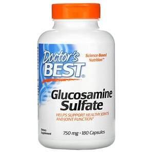 Doctor's Best, Glucosamine Sulfate, 750 mg, 180 Capsules - Supply Center USA