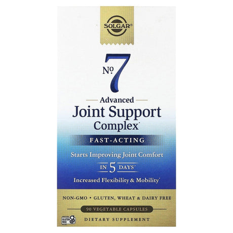 Solgar, No. 7, Advanced Joint Support Complex, 90 Vegetable Capsules - Supply Center USA