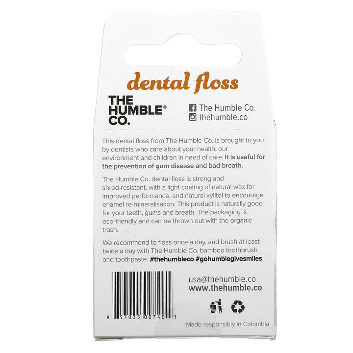 The Humble Co., Dental Floss, Cinnamon, 55 yd (50 m) - HealthCentralUSA