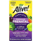 Nature's Way, Alive! Complete Premium Prenatal Multivitamin, 200 mg, 60 Vegetarian Softgels - Supply Center USA