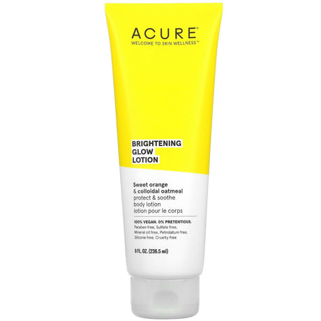 ACURE, Brightening Glow Lotion, 8 fl oz (236.5 ml) - Supply Center USA