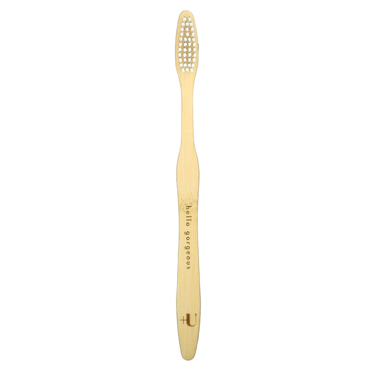 Plus Ultra, Bamboo Toothbrush, Hello Gorgeous, Adult, Soft, 1 Toothbrush - Supply Center USA