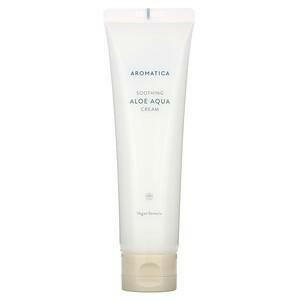 Aromatica, Soothing Aloe Aqua Cream, 5.07 oz (150 g) - HealthCentralUSA