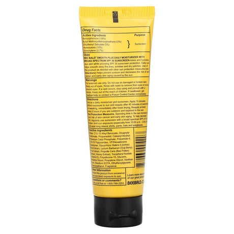 Bee Bald, Smooth Plus Head & Face, Daily Moisturizer, SPF 30, 1.7 fl oz (50 ml) - Supply Center USA