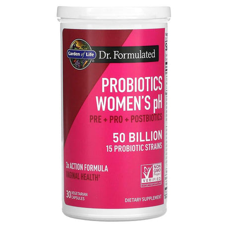 Garden of Life, Probiotics Women's pH, 50 Billion, 30 Vegetarian Capsules - Supply Center USA