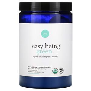 Ora, Easy Being Green, Organic Alkaline Greens Powder, Hint of Organic Citrus, 8.5 (240 g) - Supply Center USA