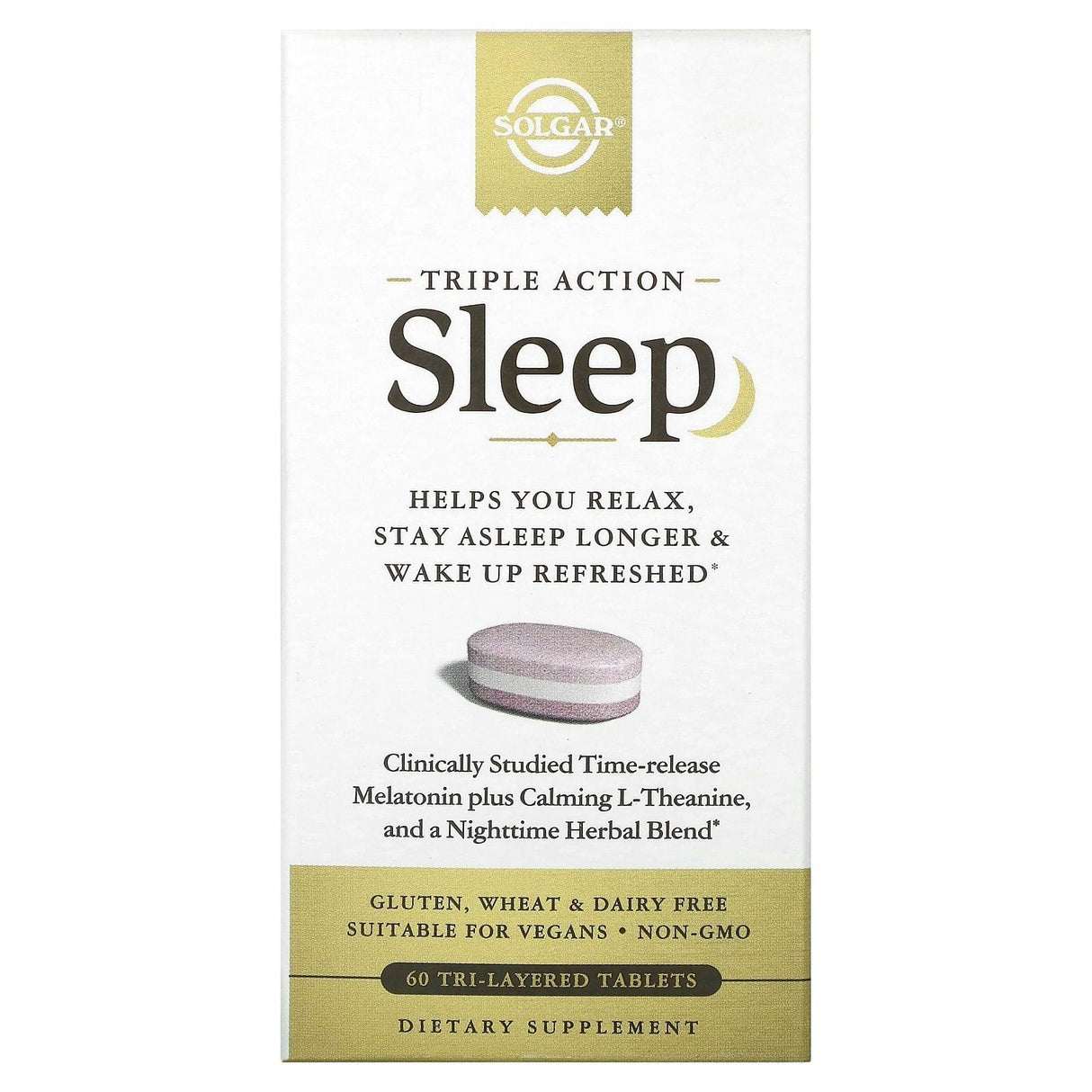 Solgar, Sleep, Triple Action, 30 Tri-Layered Tablets - Supply Center USA