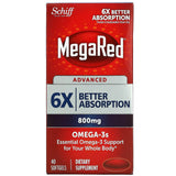 Schiff, MegaRed, Advanced Omega-3s, 800 mg, 40 Softgels - Supply Center USA