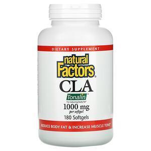 Natural Factors, CLA, Conjugated Linoleic Acid Blend, 1,000 mg, 180 Softgels - Supply Center USA