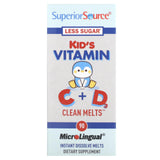 Superior Source, Kid's Vitamin C + D Clean Melts, 90 Instant Dissolve Melts - Supply Center USA