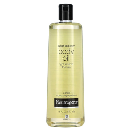 Neutrogena, Body Oil, Light Sesame Formula, 16 fl oz (473 ml) - Supply Center USA