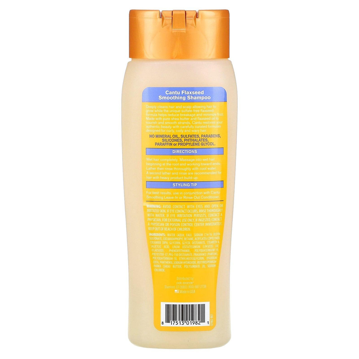 Cantu, Flaxseed Smoothing Shampoo, 13.5 fl oz (400 ml) - Supply Center USA