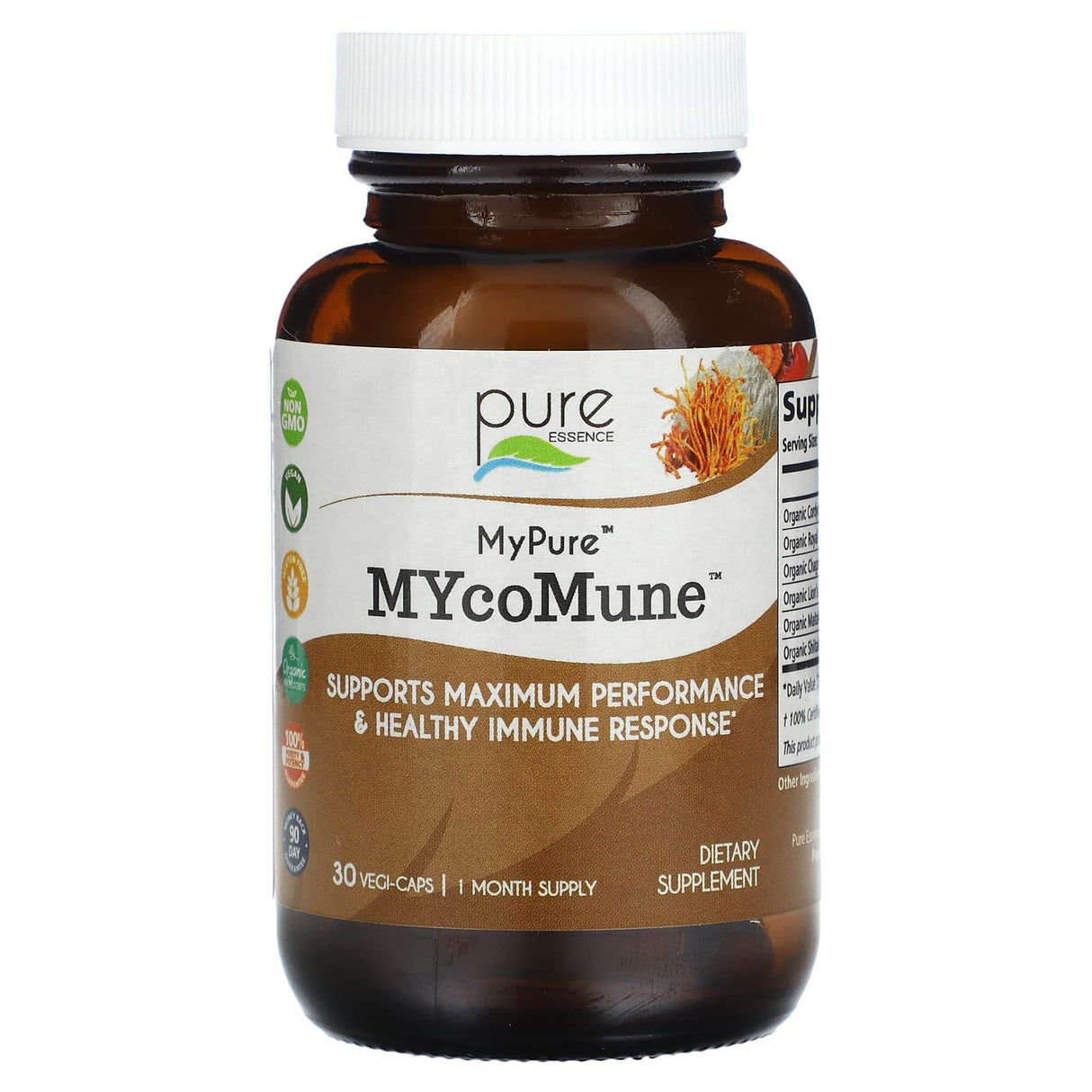 Pure Essence, MyPure, MYcoMUNE, 30 Vegi-Caps - Supply Center USA