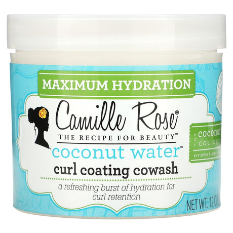 Camille Rose, Coconut Water, Curl Coating Cowash, Maximum Hydration, 12 oz (354 ml) - Supply Center USA