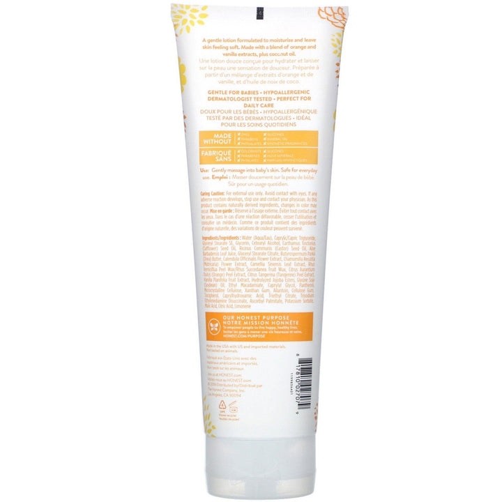 The Honest Company, Everyday Gentle, Face + Body Lotion, Sweet Orange Vanilla, 8.5 fl oz (250 ml) - HealthCentralUSA