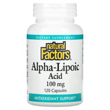 Natural Factors, Alpha-Lipoic Acid, 400 mg, 60 Capsules - Supply Center USA