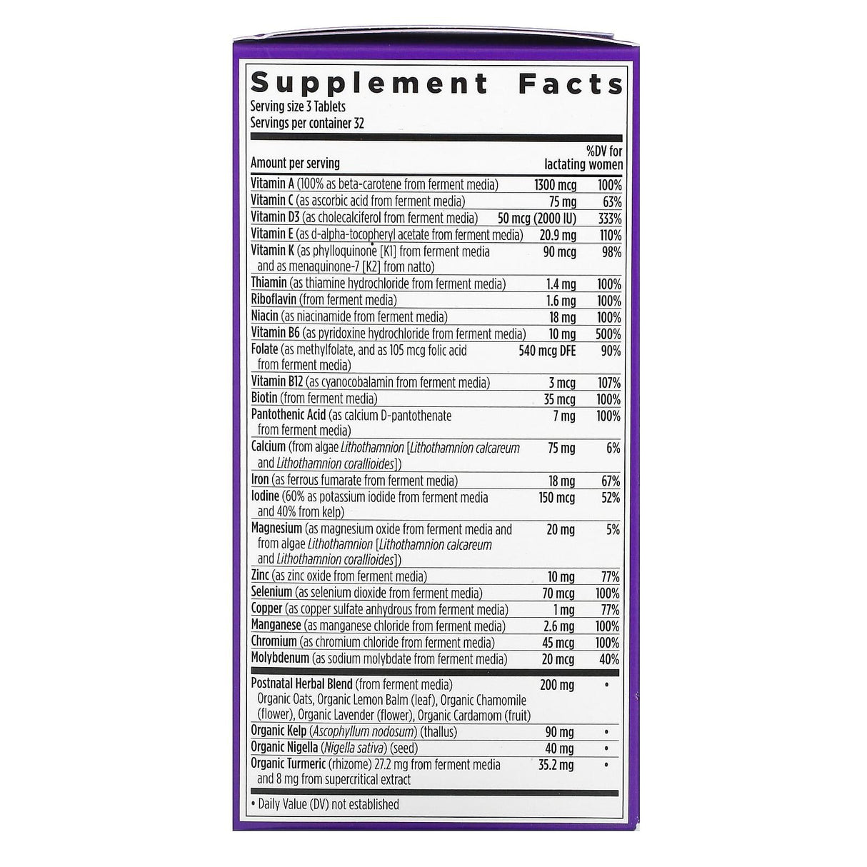 New Chapter, Perfect Postnatal Multivitamin, 192 Vegetarian Tablets - Supply Center USA