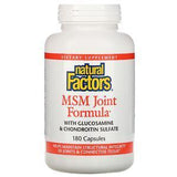 Natural Factors, MSM Joint Formula, 180 Capsules - Supply Center USA