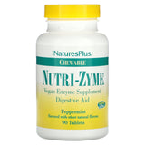 NaturesPlus, Chewable Nutri-Zyme, Peppermint, 90 Tablets - Supply Center USA