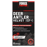 Force Factor, Deer Antler Velvet (IGF-1), 60 Capsules - Supply Center USA