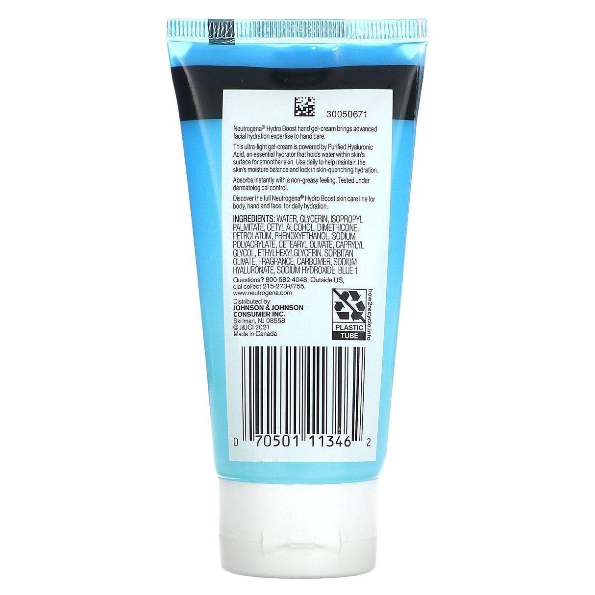 Neutrogena, Hydro Boost Hand Gel Cream With Hyaluronic Acid, 3 oz (85 g) - Supply Center USA