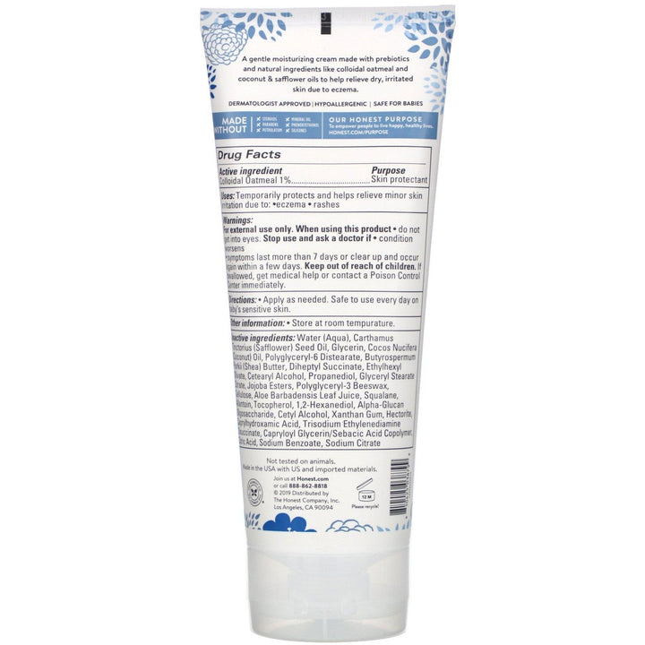 The Honest Company, Soothing Therapy Eczema Cream, 7.0 fl oz (207 ml) - HealthCentralUSA