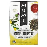 Numi Tea, Organic, Dandelion Detox, Caffeine Free, 16 Non-GMO Tea Bags, 1.13 oz (32 g) - Supply Center USA