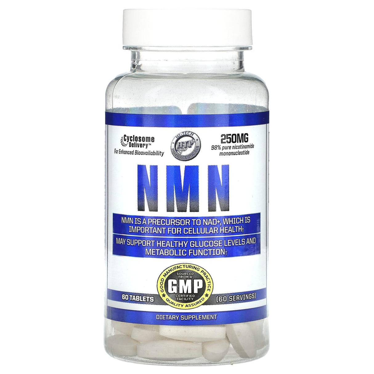 Hi Tech Pharmaceuticals, NMN, 250 mg, 60 Tablets - Supply Center USA