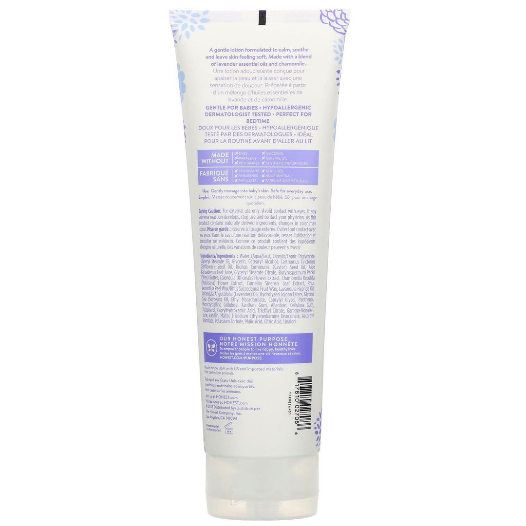 The Honest Company, Truly Calming Face + Body Lotion, Lavender, 8.5 fl oz (250 ml) - HealthCentralUSA