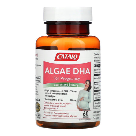 Catalo Naturals, Algae DHA for Pregnancy, 60 Softgels - Supply Center USA