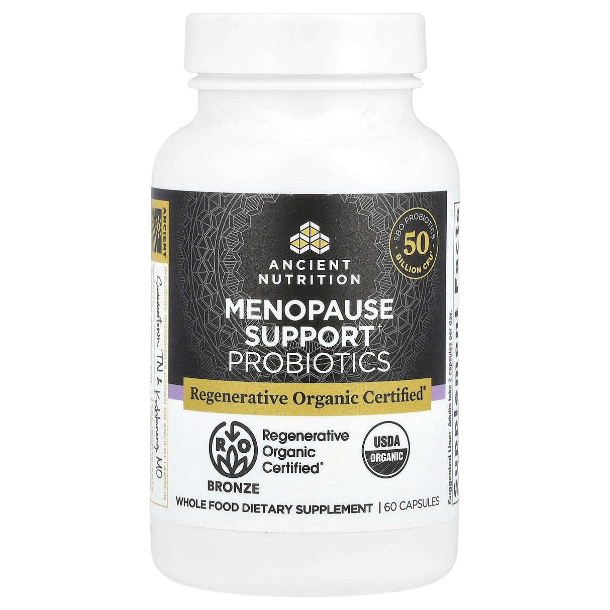 Ancient Nutrition, Menopause Support Probiotics, 60 Capsules - Supply Center USA