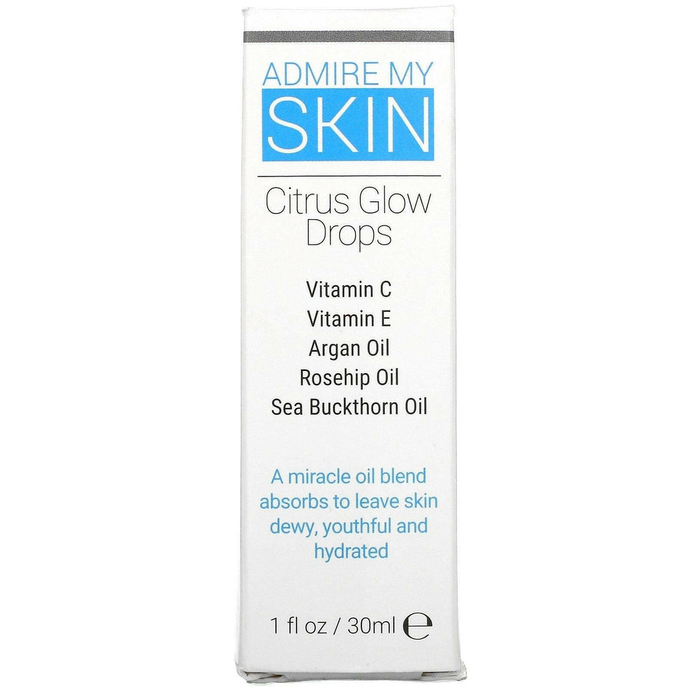 Admire My Skin, Citrus Glow Drops, 1 fl oz (30 ml) - HealthCentralUSA