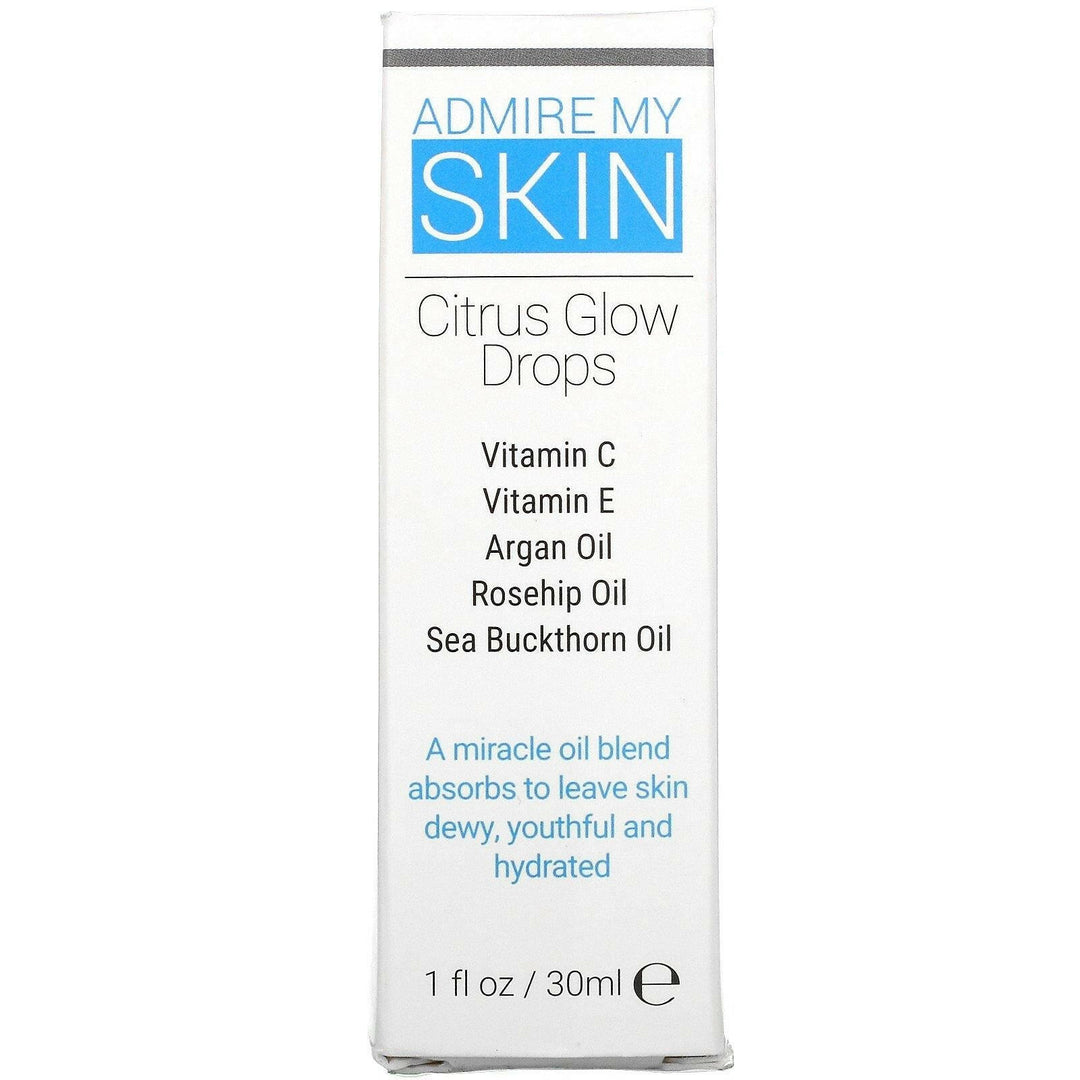 Admire My Skin, Citrus Glow Drops, 1 fl oz (30 ml) - HealthCentralUSA