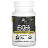 Dr. Axe / Ancient Nutrition, Women's Once Daily Probiotics, 25 Billion CFU, 30 Capsules - Supply Center USA