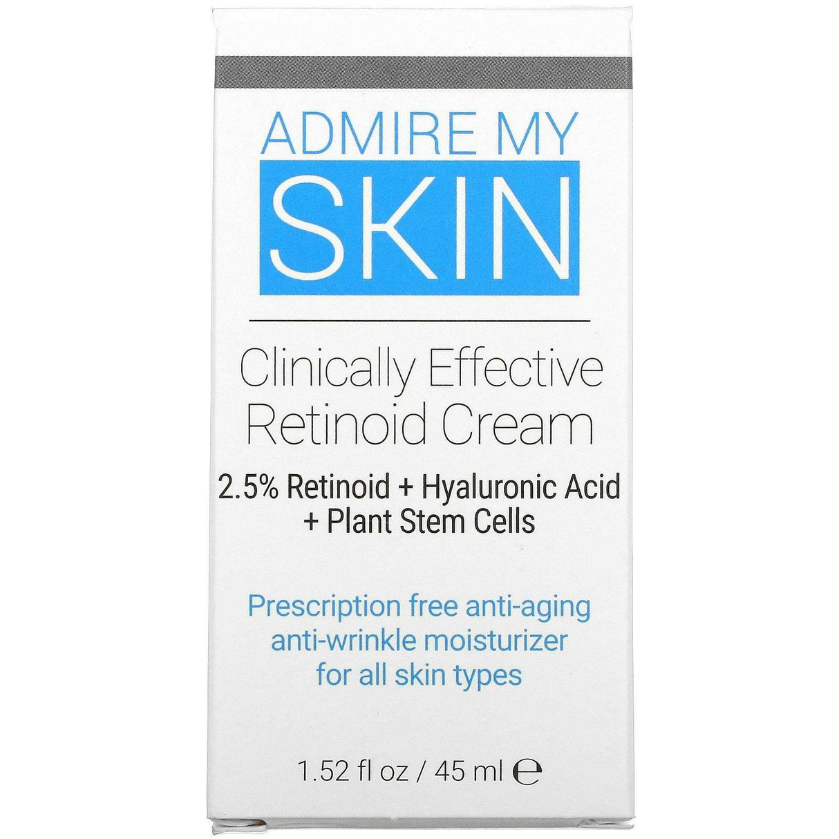 Admire My Skin, Clinically Effective Retinoid Cream, 1.52 fl oz (45 ml) - Supply Center USA