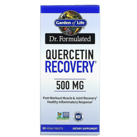 Garden of Life, Dr. Formulated, Quercetin Recovery, 500 mg, 30 Vegan Tablets - Supply Center USA