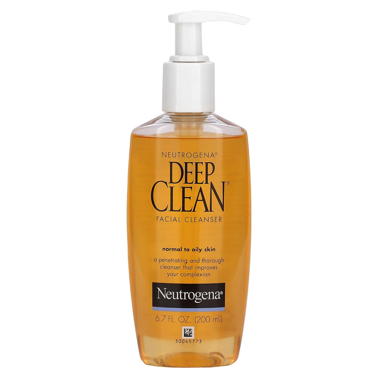 Neutrogena, Deep Clean, Facial Cleanser, Normal to Oily Skin, 6.7 fl oz (200 ml) - Supply Center USA