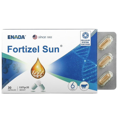 ENADA, Fortizel Sun, Cellular System Fortifier, 30 Capsules - Supply Center USA